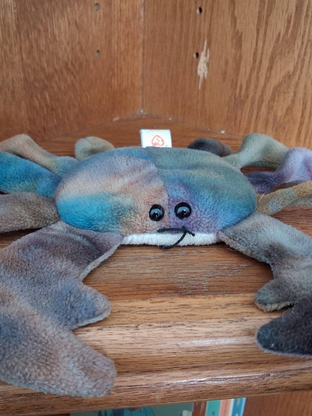 Ty Beanie Baby Multicolor Plush Crab